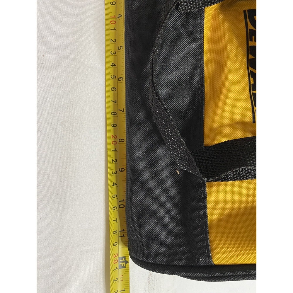 DeWalt Bag 11x8x6 Small Heavy Duty Nylon Canvas Contractor Tool Bag Case - Picture 5 of 10